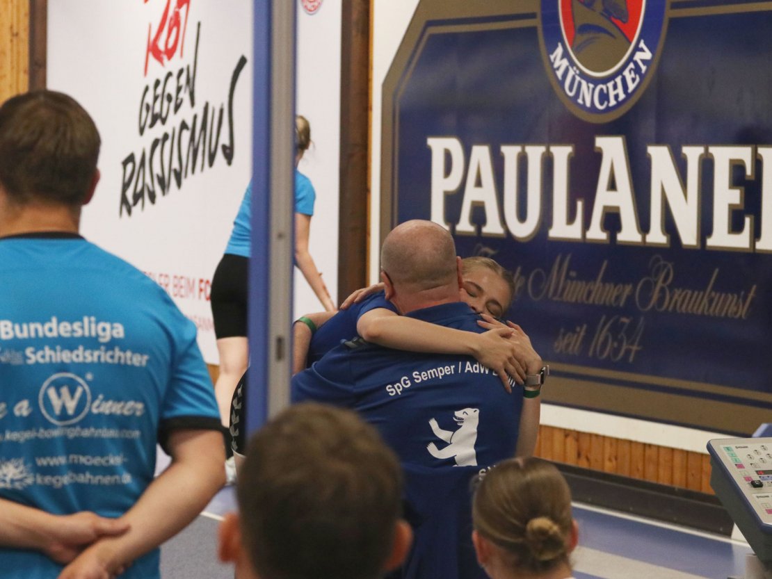 Josephin Liss ist überglücklich über das Erreichen des Finals in der U23 weiblich.
