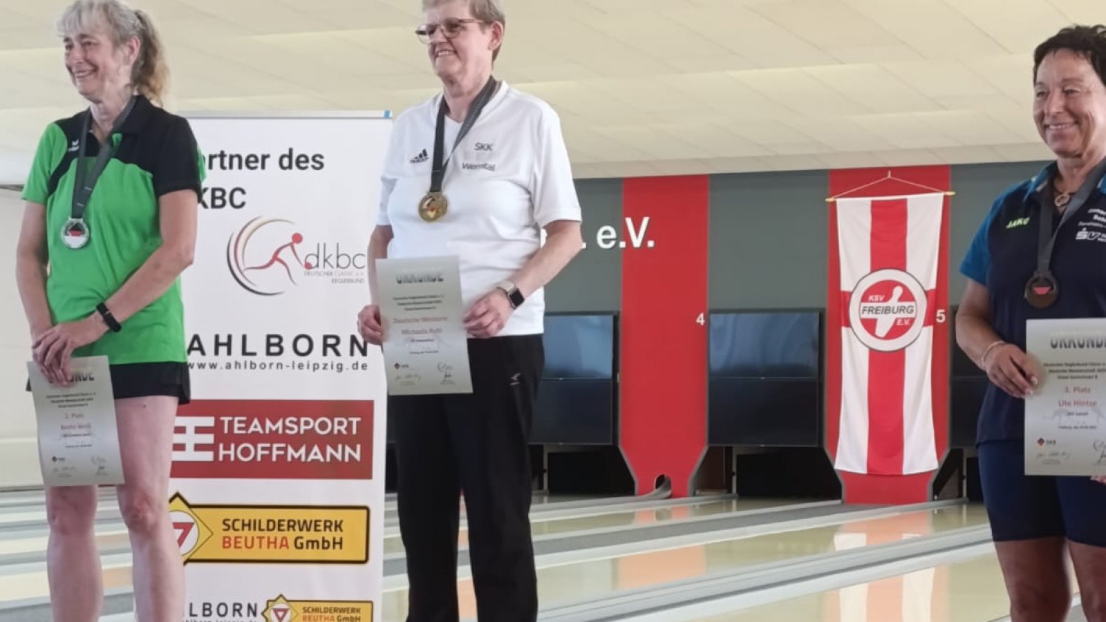 Siegerehrung Seniorinnen B