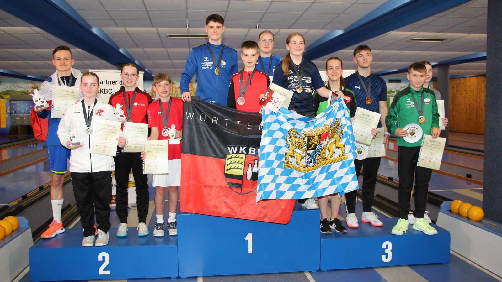 Siegerehrung Alle Medaillengewinner DJM 2026 München