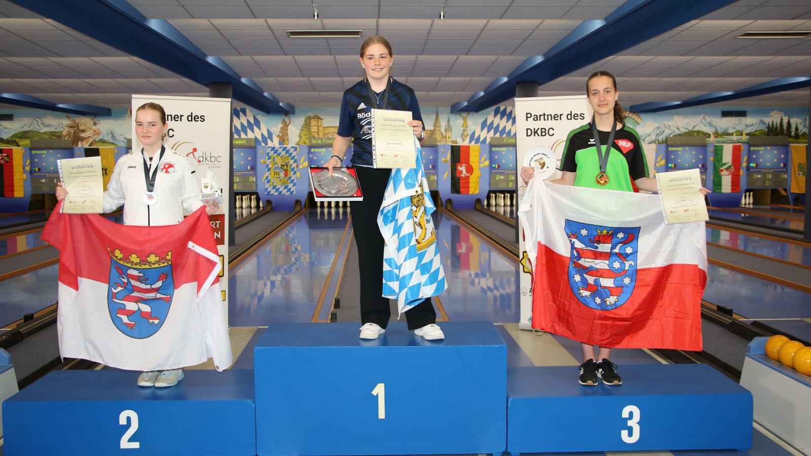 Siegerehrung U14 weiblich DJM 2026 München