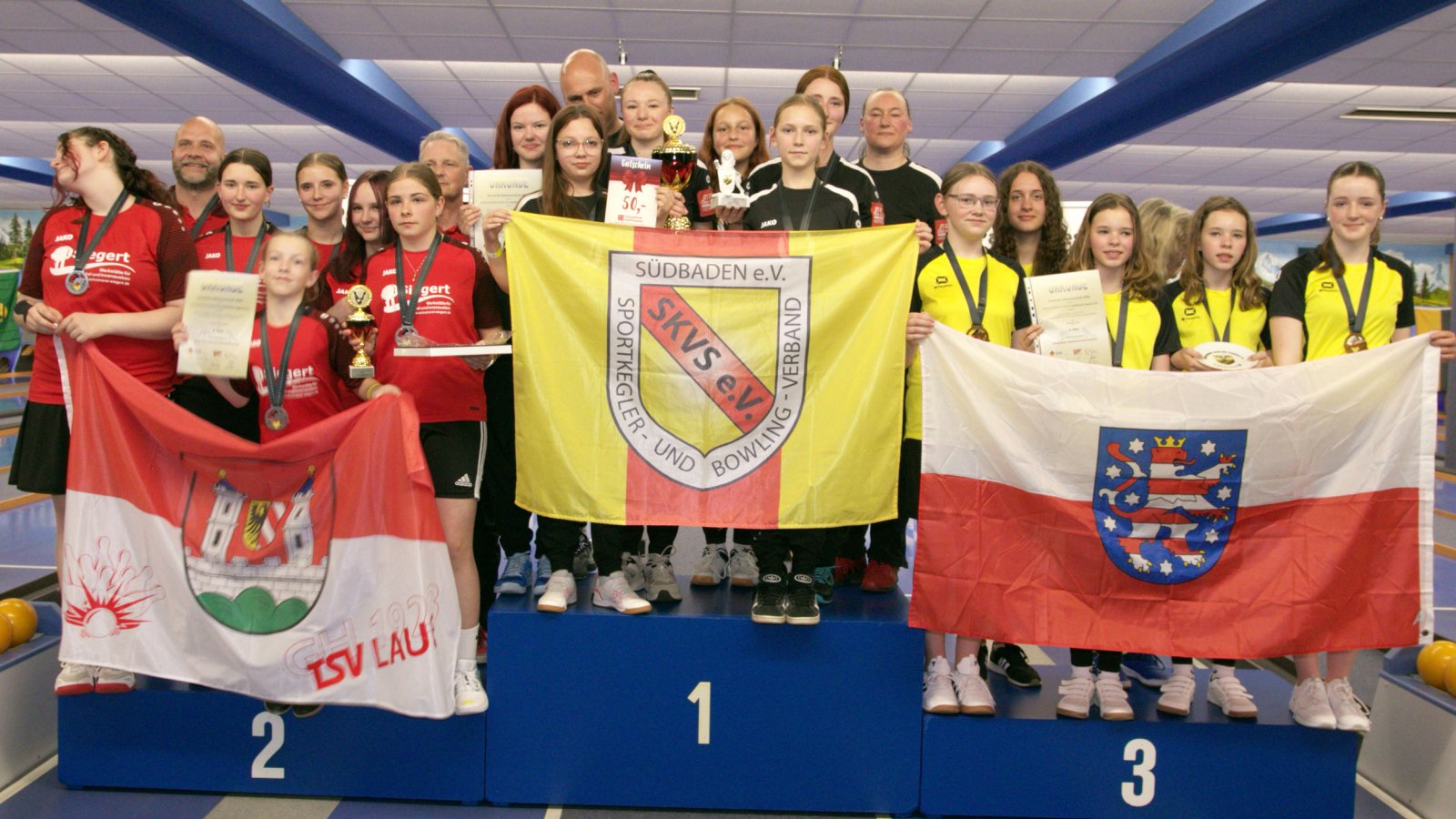 Siegerehrung U14 weiblich