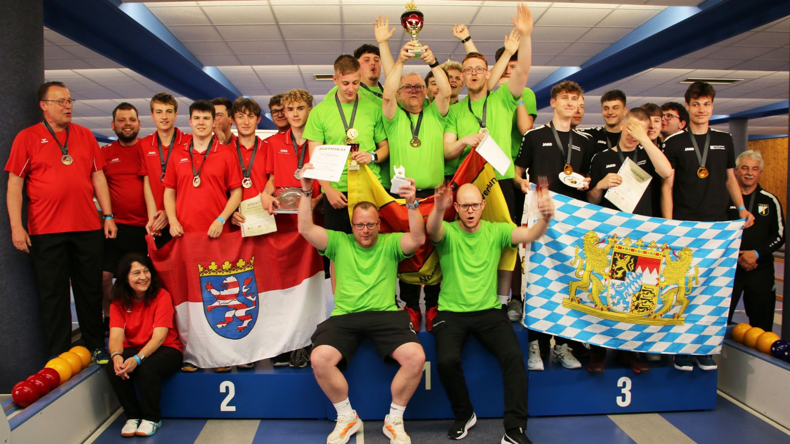 Siegerehrung U19 männlcih