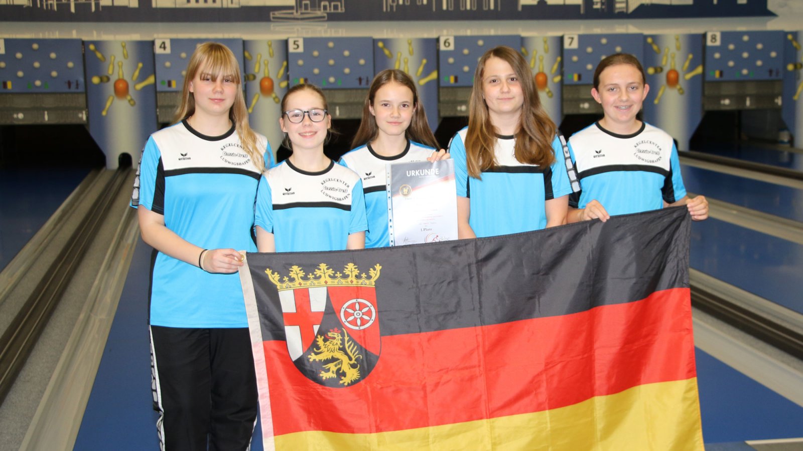 Siegerinnen U14 weiblich Rheinland-Pfalz
