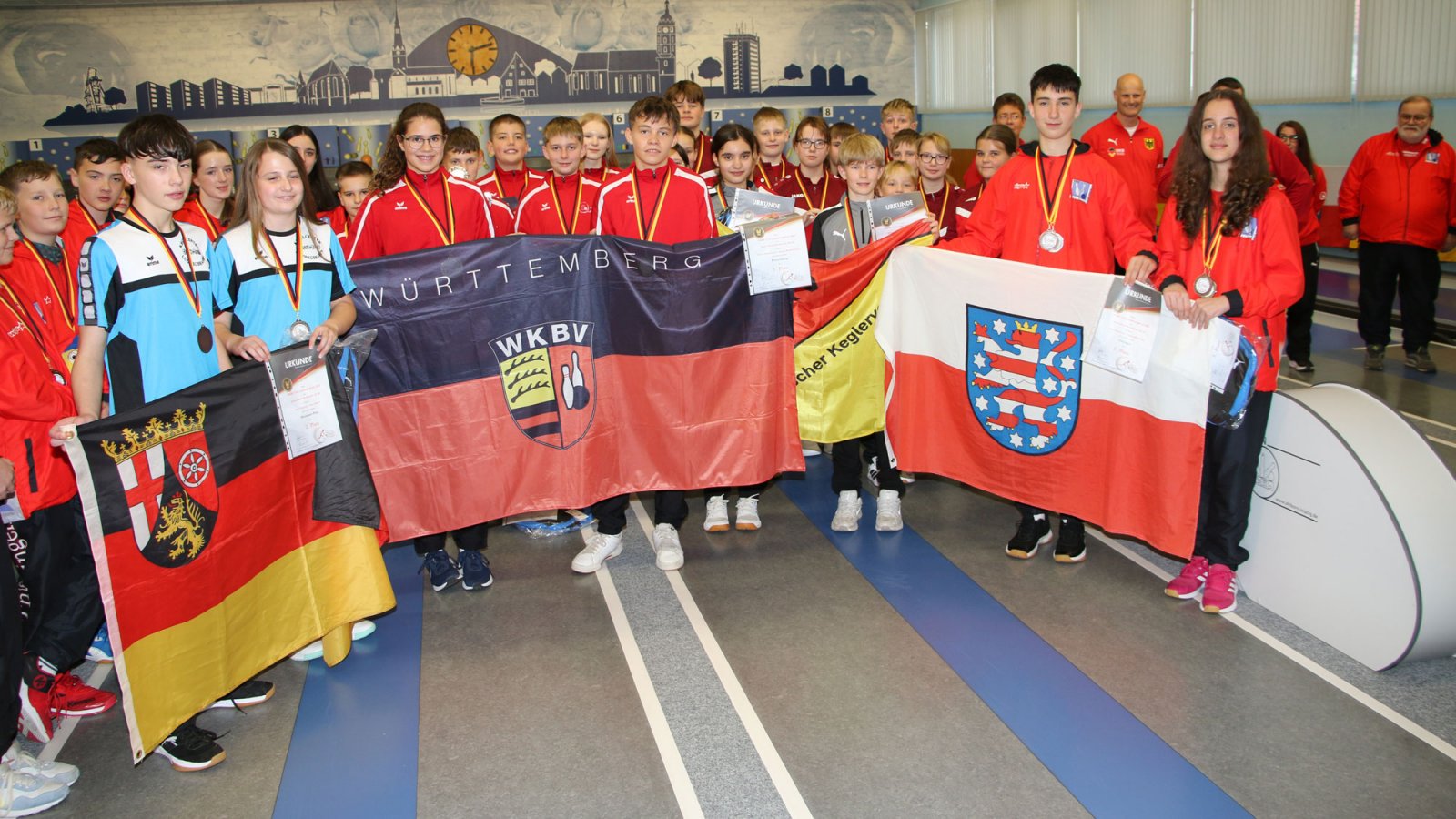 Siegerehrung Sprint Mixed