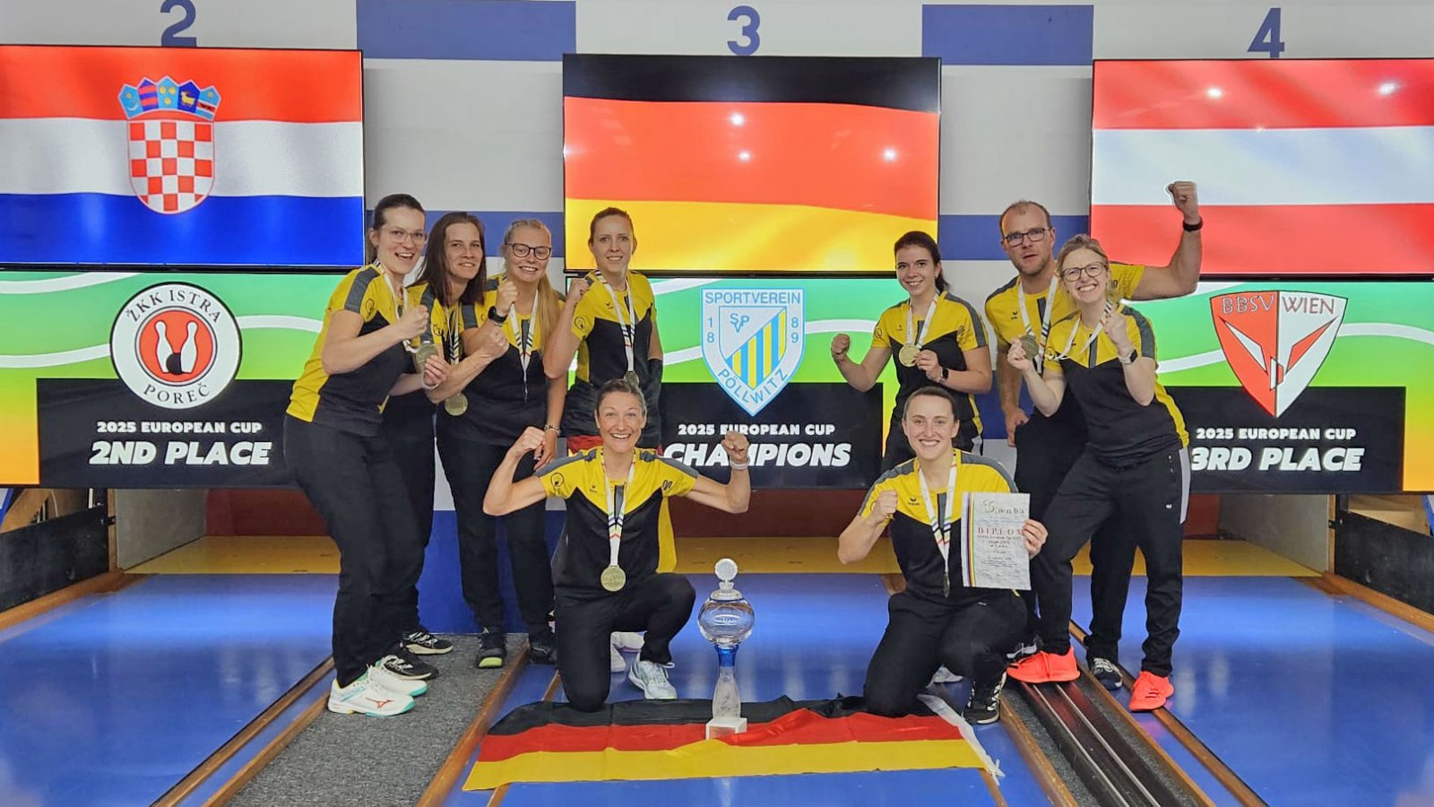 SV Pöllwitz gewinnt den Europapokal nach 2022 und 2023 zum dritten Mal. @svp