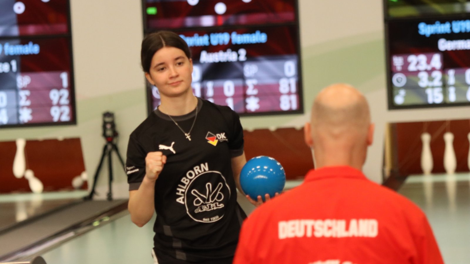Nancy Oswald hat nach Bronze im Paarkampf die nächste Medaille sicher.