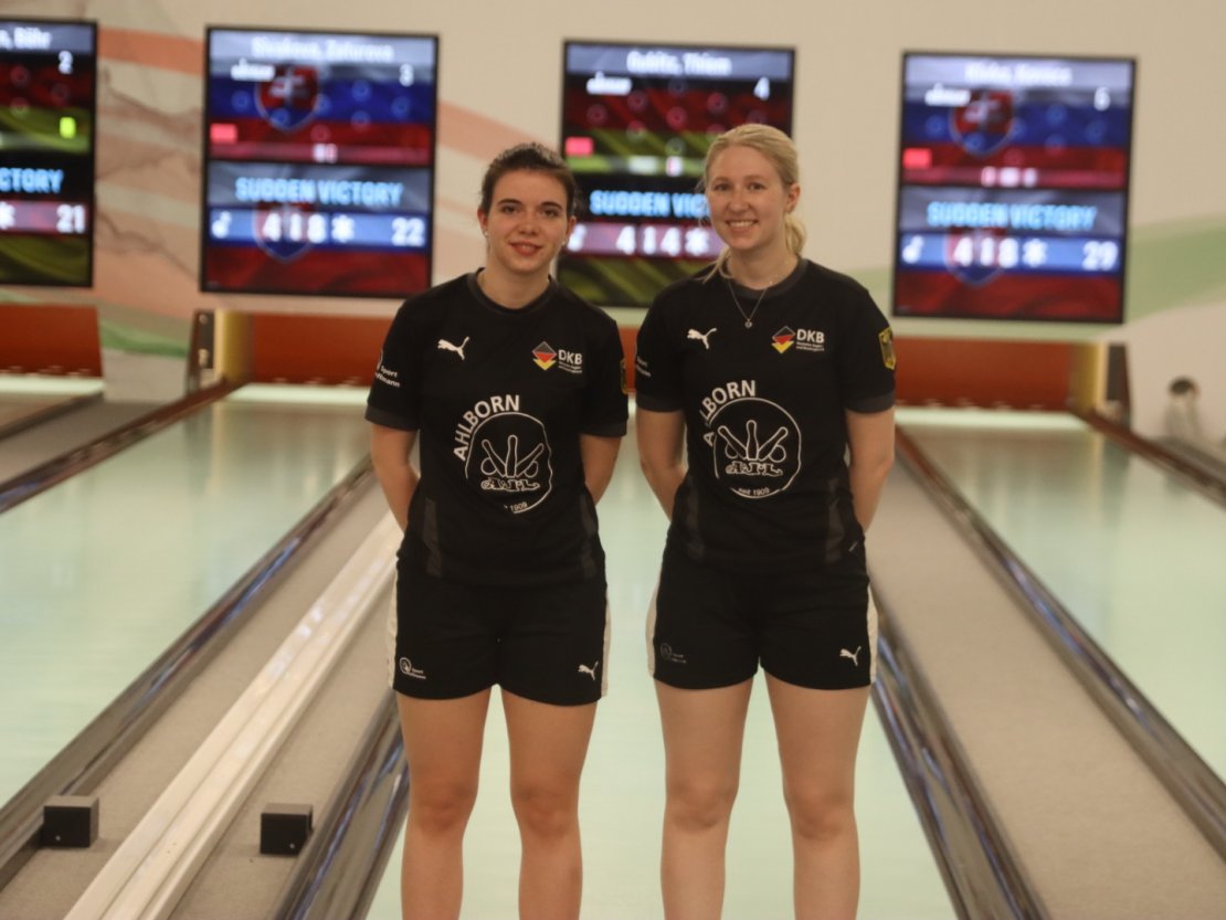 Selina Thiem und Saskia Gubitz gewinnen Bronze.