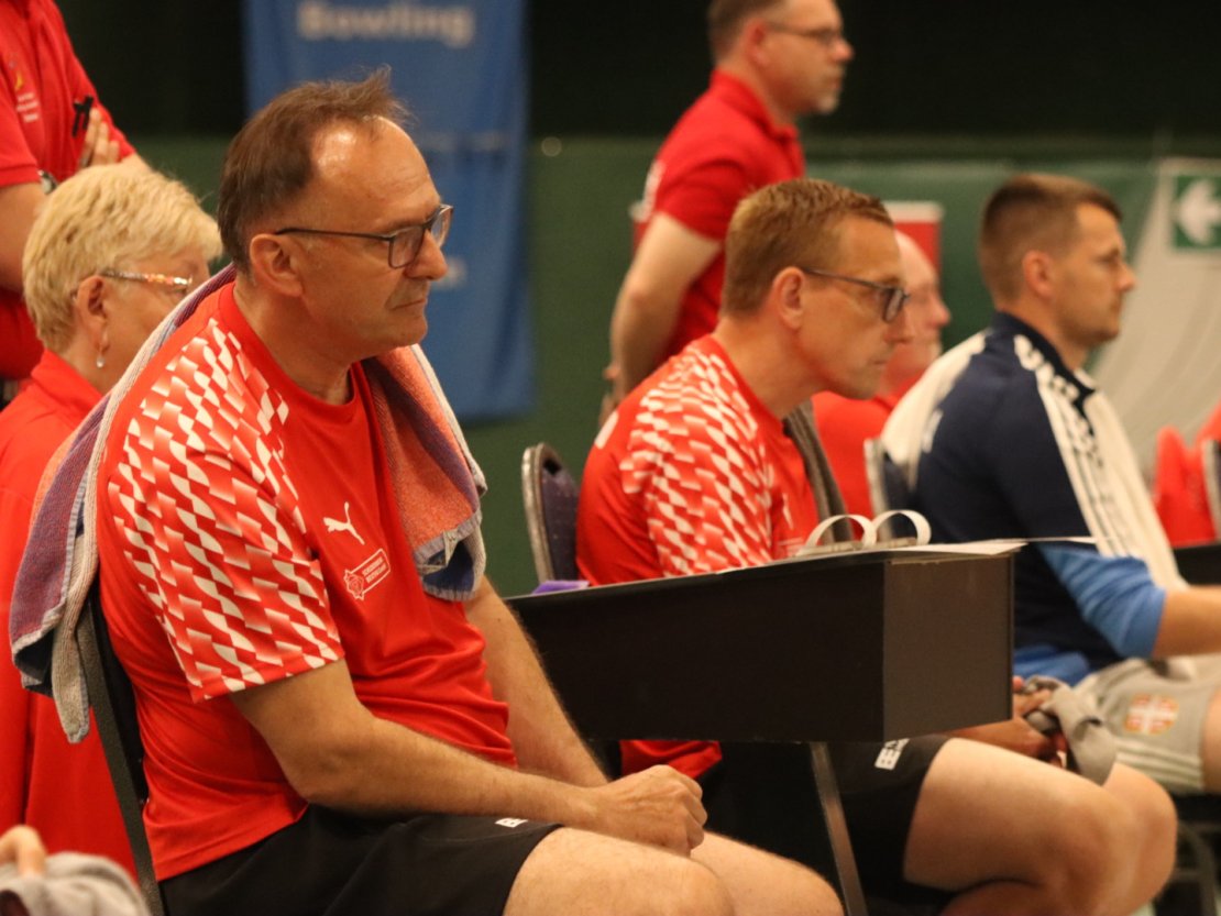 Das deutsche Trainergespann: Milos Ponjavic betreute Daniel Barth, Timo Hoffmann nahm Lukas Funk unter seine Fittiche.