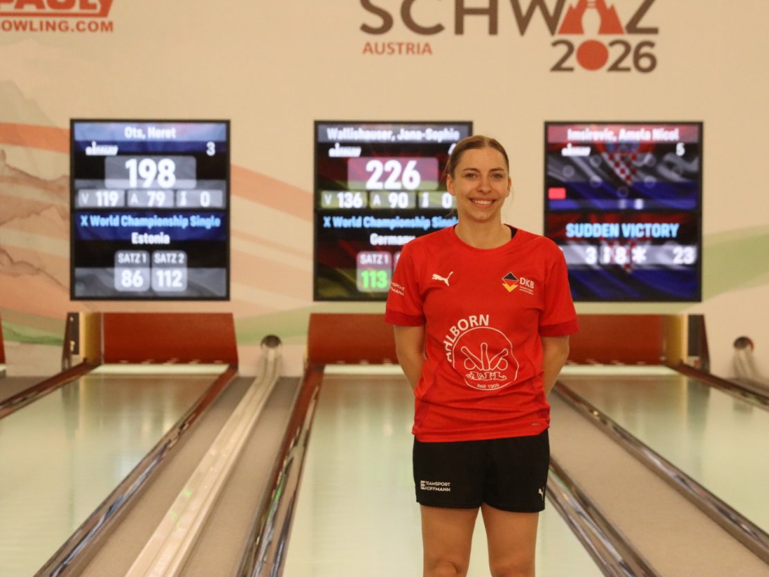 Jana Wallishauser kam als Einzige aus dem deutschen Trio weiter.