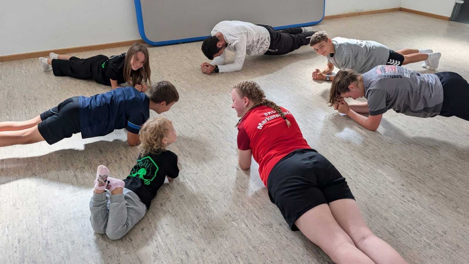 Fitnessübungen.