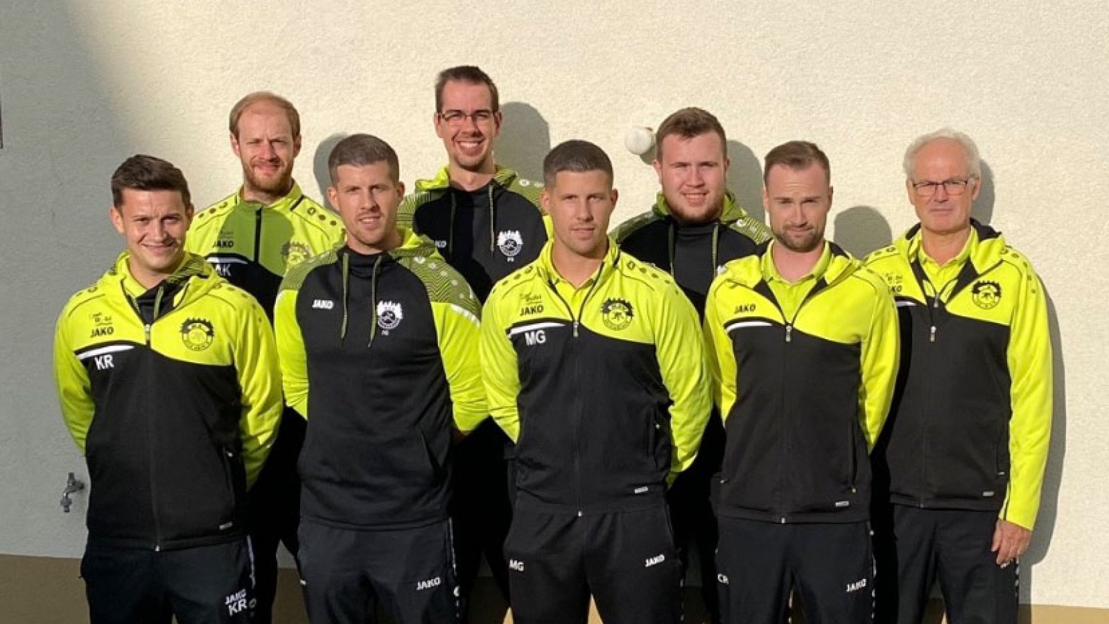 KSV Hölzlebruck, hinten von links: Andreas Ketterer, Patrick Buck, Tim Budde; vorne von links: Kevin Raißer, Jan Grießhaber, Marc Grießhaber, Chris Reichmann, Martin Reichmann. Es fehlen: Linus Hofmeier, Markus Ketterer, Franz Aigner, Niklas Klüttermann