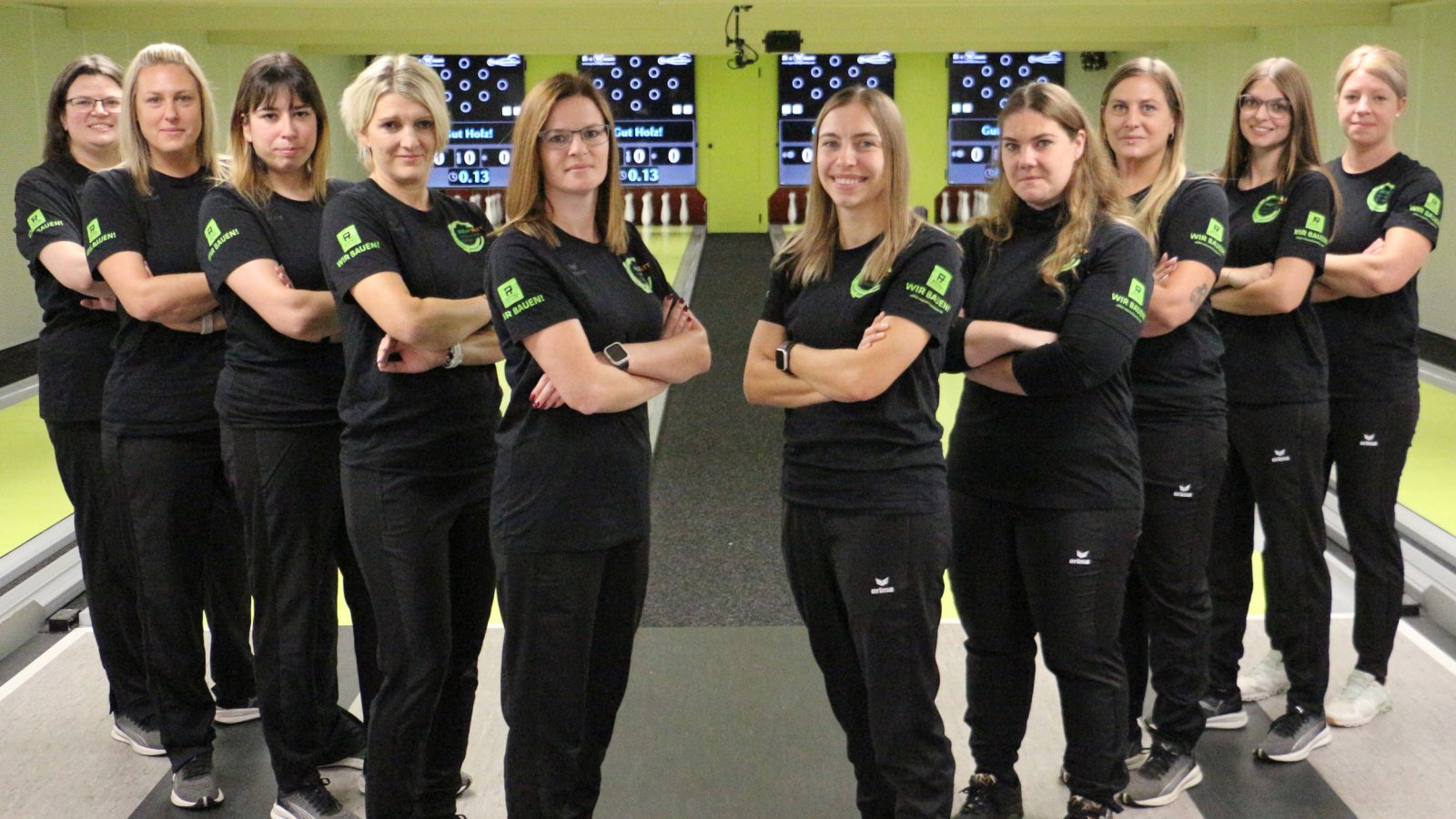 KV Liedolsheim, von links: Sabine Sellner, Saskia Seitz, Bianca Golla, Yvonne Schneider, Sandra Sellner, Jana Wallishauser, Nadine Berger, Mara Seitz, Vanessa Rauch, Elena Stenger. @kvl