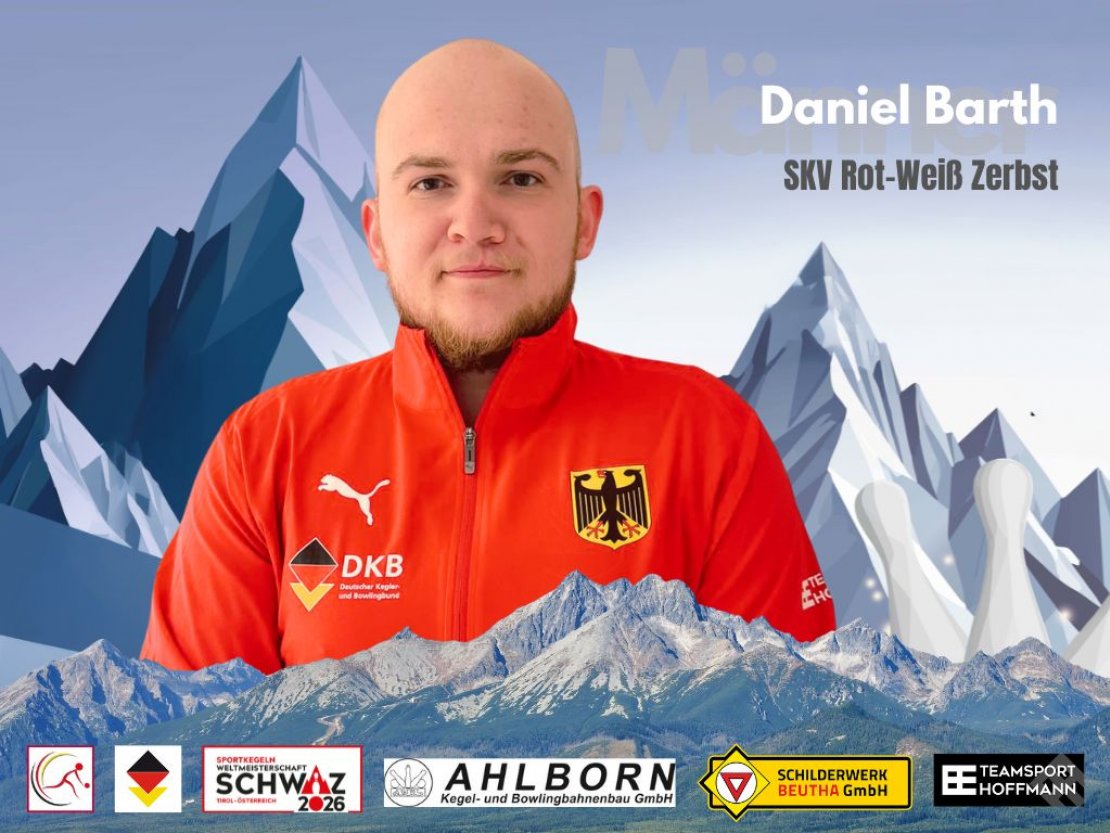 Daniel Barth gehörte 2023 und 2025 zum deutschen Vizeweltmeisterteam und ist vierfacher U23-Weltmeister.
