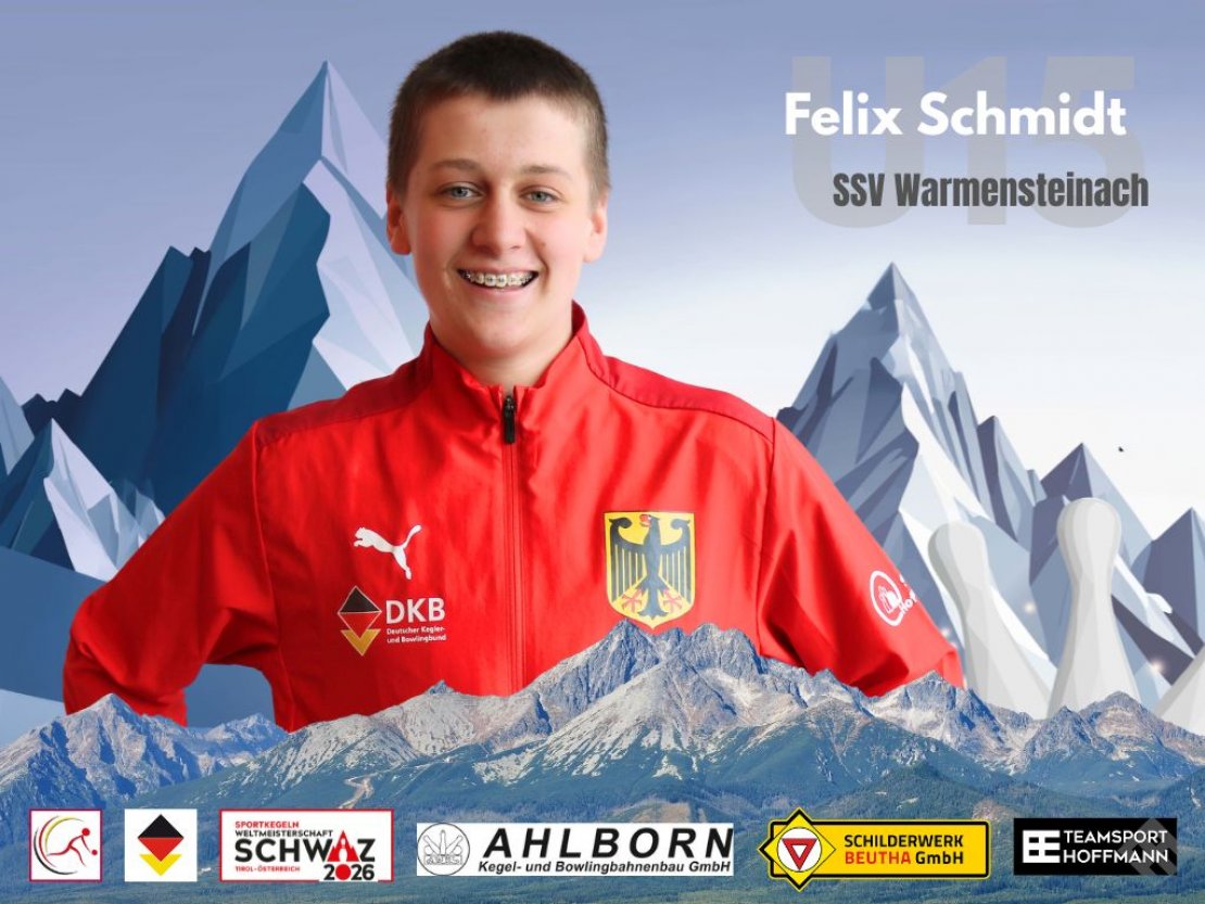 Felix Schmidt gewann WM-Silber 2025 in Székesfehérvár im Paarkampf und Bronze in der Kombination.