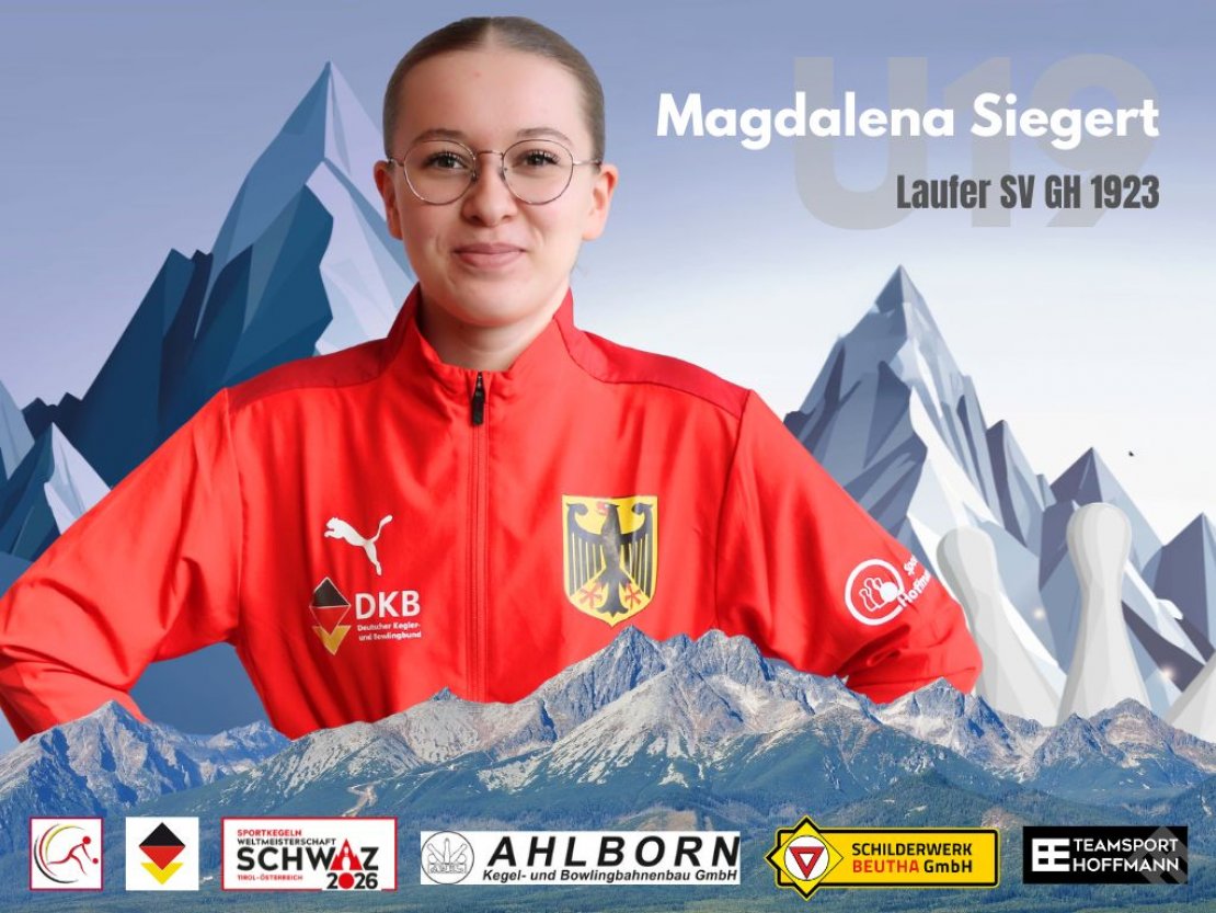 Magdalena Siegert gewann Silber beim U14-Einzelweltpokal 2023 in Varaždin.