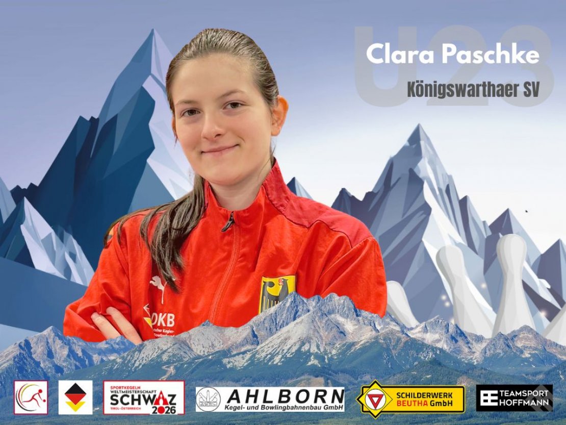 	 Clara Paschke gehört zum ersten Mal zum deutschen Aufgebot bei internationalen Meisterschaften.