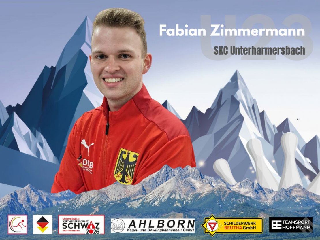 Fabian Zimmermann gewann 2024 in Brezno WM-Gold in der Mannschaft und im Einzel. In der U18 holte er 2023 in Varazdin vier WM-Titel in der U18 (Team, Sprint, Kombination und Tandem Mixed). 