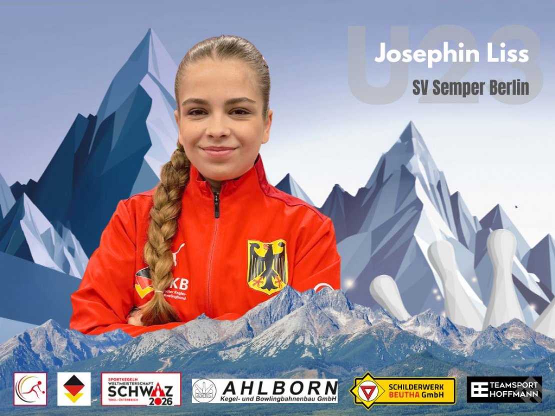 Josefin Liss gehört zum ersten Mal zum deutschen Aufgebot bei internationalen Meisterschaften.